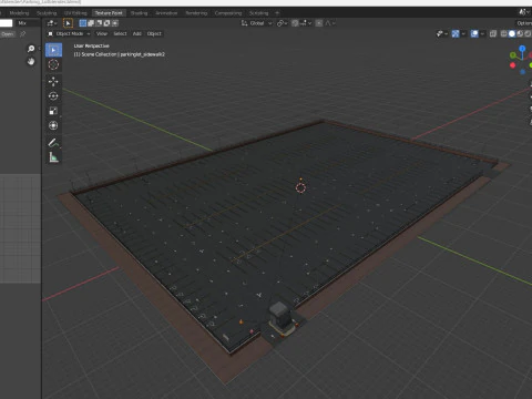 Parking Lot 3D Model