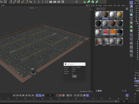 Parking Lot Modelo 3D