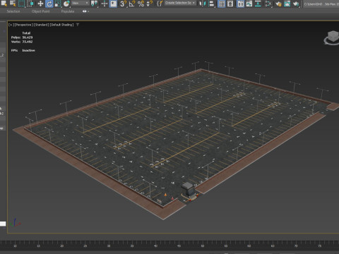 Parking Lot Modelo 3D