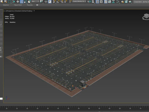Parking Lot 3D Model
