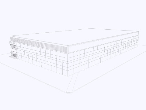 Warehouse Logistic 8 interior and exterior Modelo 3D