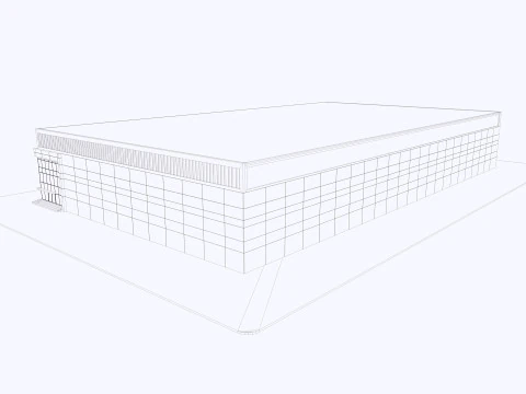 Warehouse Logistic 8 interior and exterior 3D Model