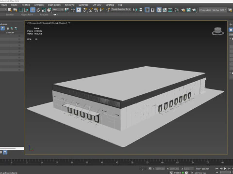 Warehouse Logistic 8 interior and exterior 3D Model