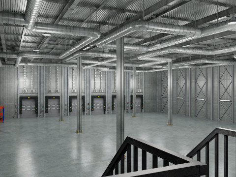 Warehouse Logistic 9 interior Modelo 3D
