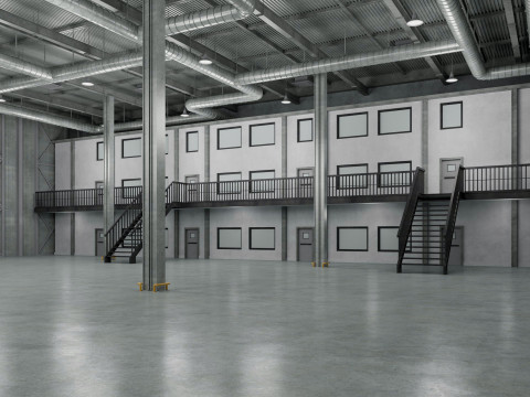 Warehouse Logistic 9 interior Modelo 3D