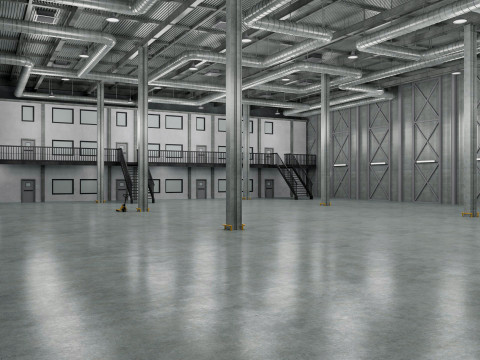 Warehouse Logistic 9 interior Modelo 3D