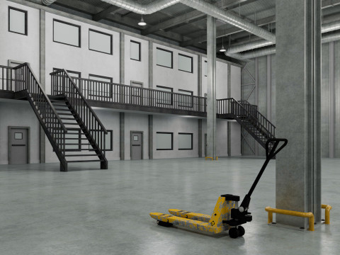 Warehouse Logistic 9 interior Modelo 3D