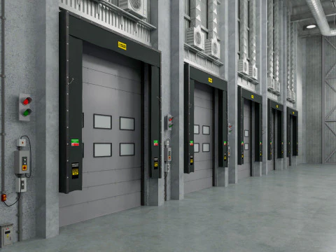 Innenbereich von Warehouse Logistic 9 3D Modell