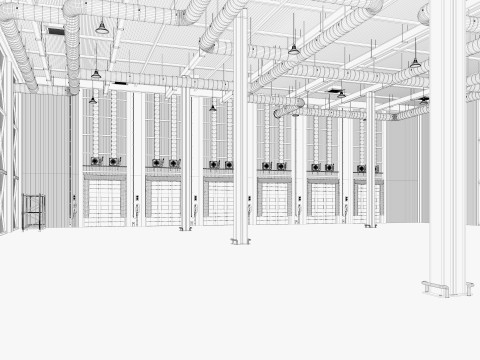 Warehouse Logistic 9 interior Modelo 3D