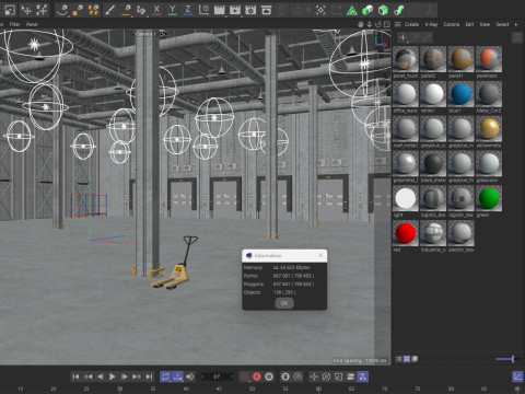Warehouse Logistic 9 interior Modelo 3D