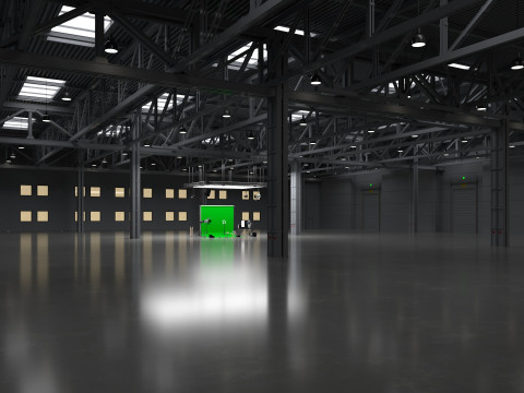 Warehouse Photo Studio 3D Model