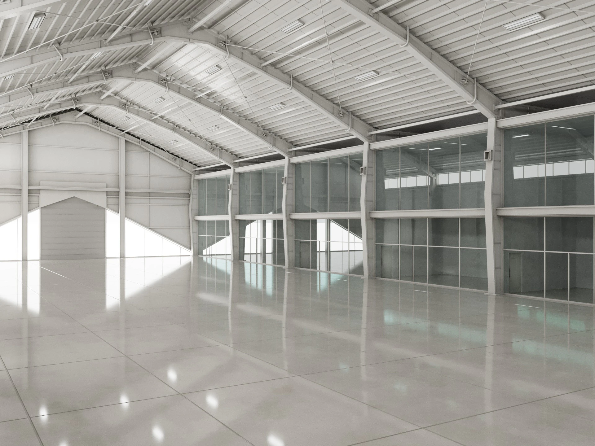 Magazzino Ufficio bianco 2 Modello 3D .c4d .max .obj .3ds .fbx .stl .blend