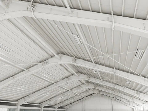 Magazzino Ufficio bianco 2 Modello 3D