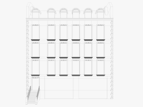 Parisian Buildings 3D Model
