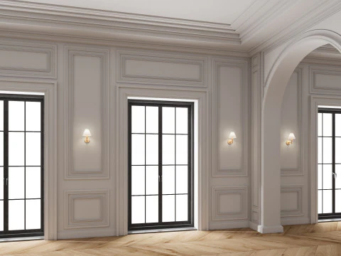 ロフトベースルームインテリア4 3Dモデル