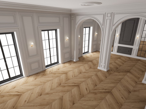 Loft Base Room interior 4 3D-Modell