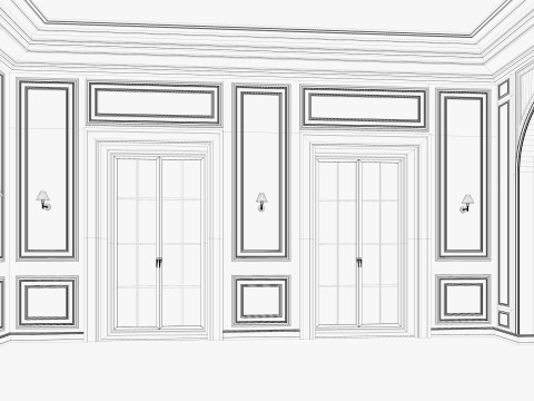 Loft Base Room interior 4 3D-Modell