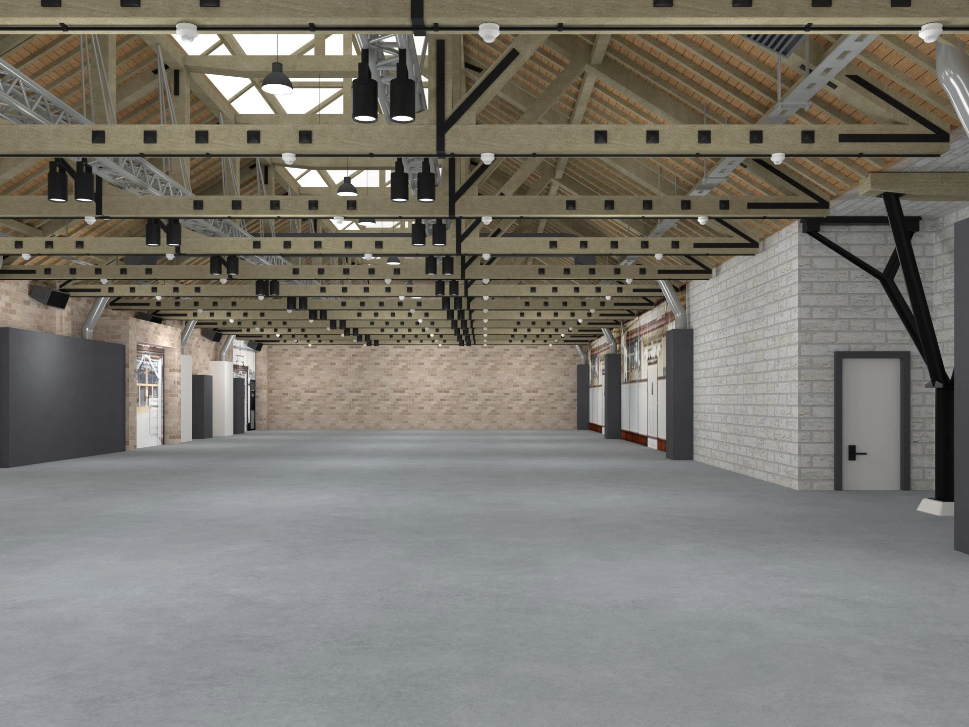 Exhibition Hall 35 3D Model .c4d .max .obj .3ds .fbx .stl .blend