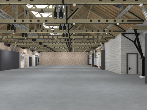 Exhibition Hall 35 3D Model