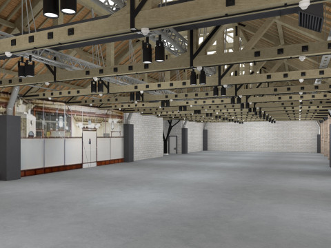 Exhibition Hall 35 3D Model