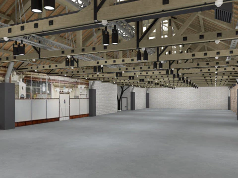 Exhibition Hall 35 3D Model