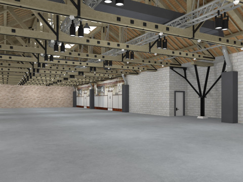 Exhibition Hall 35 3D Model