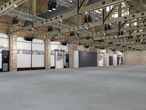 Exhibition Hall 35 3D Model