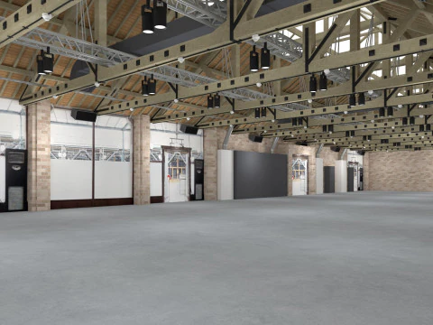 Exhibition Hall 35 3D Model