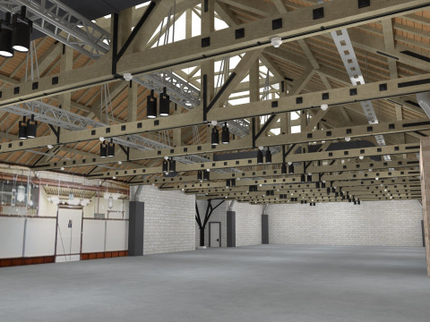 Exhibition Hall 35 3D Model