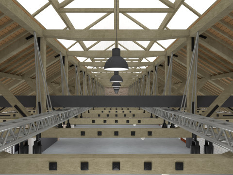 Exhibition Hall 35 3D Model