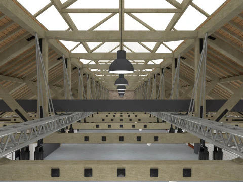 Exhibition Hall 35 3D Model