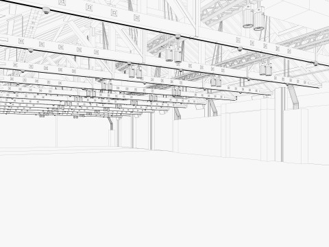 Exhibition Hall 35 3D Model