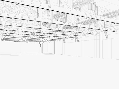 Exhibition Hall 35 3D Model