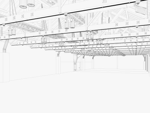 Exhibition Hall 35 3D Model