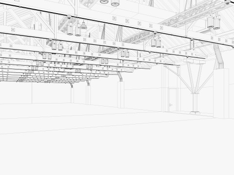 Exhibition Hall 35 3D Model