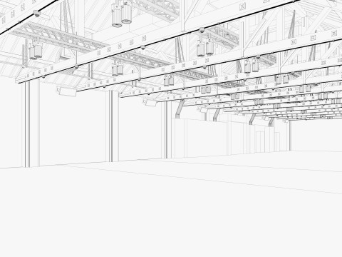 Exhibition Hall 35 3D Model
