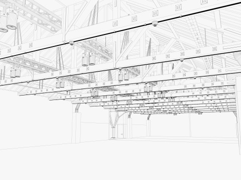 Exhibition Hall 35 3D Model