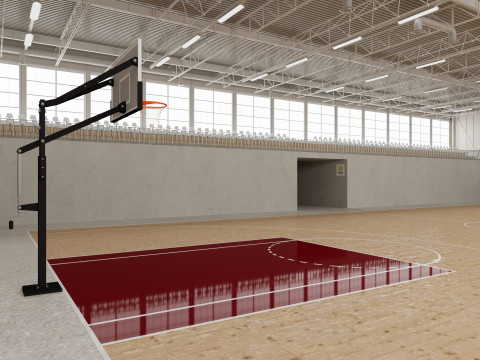 Basketball gym 3D Model