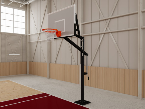Basketball gym 3D Model
