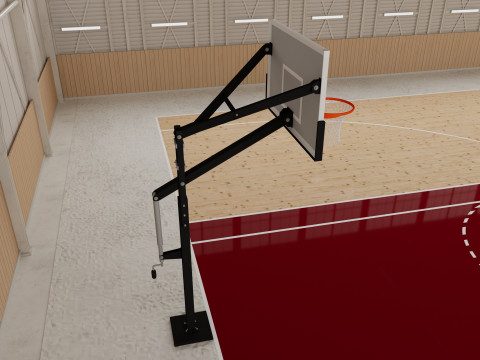 Basketball gym 3D Model