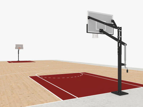 Basketball court 3D Model