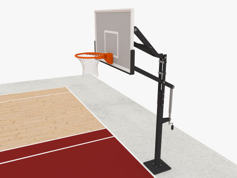 Basketball court 3D Model