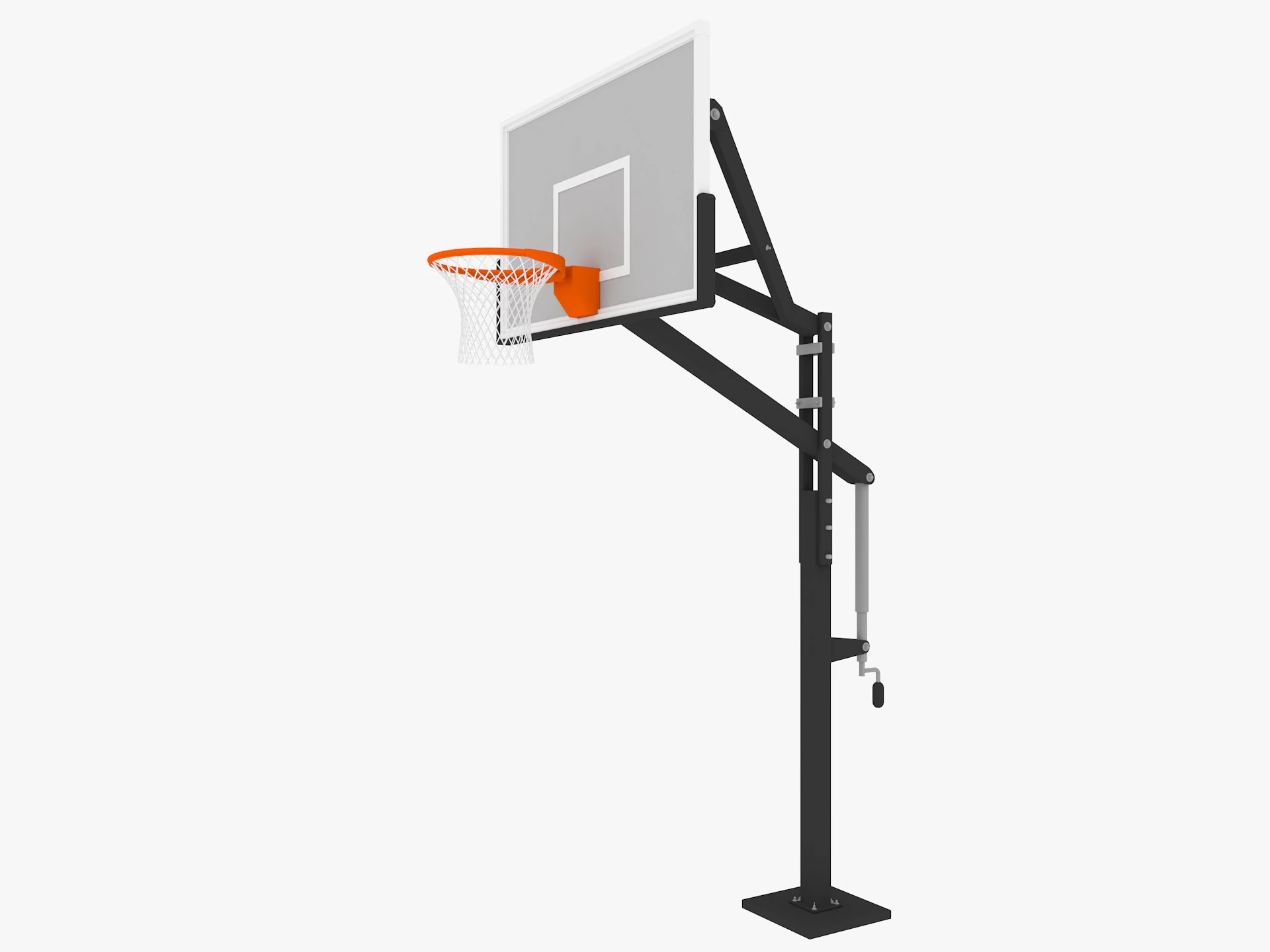 Basketball hoop 3D Model .c4d .max .obj .3ds .fbx .stl .blend 