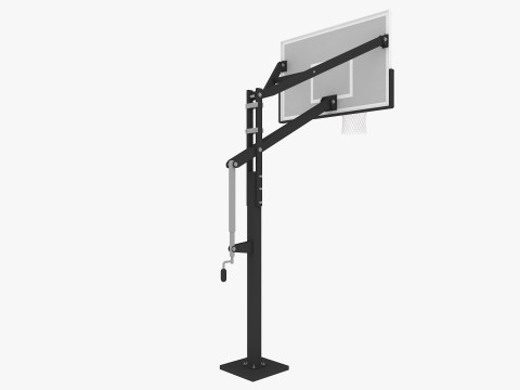Basketball hoop 3D Model
