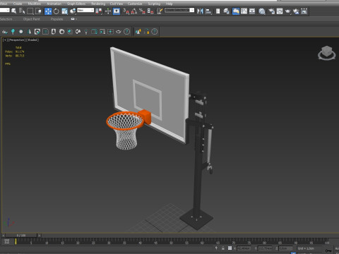 Basketball hoop 3D Model