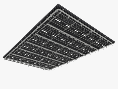 Ceiling Ventilation Pipes 9 3D Model
