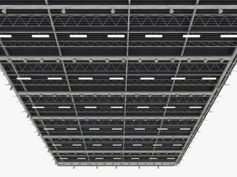 Ceiling Ventilation Pipes 9 3D Model