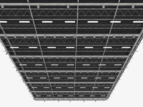Ceiling Ventilation Pipes 9 3D Model