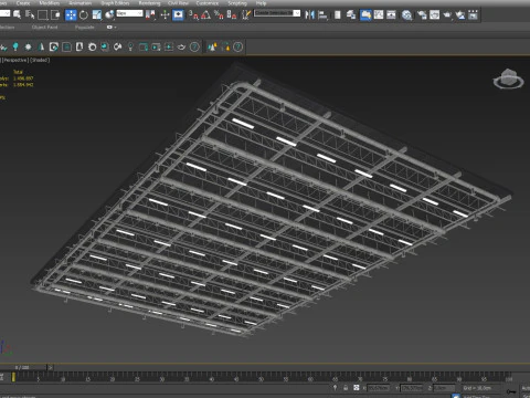 Ceiling Ventilation Pipes 9 3D Model