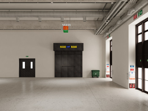 Exhibition Hall 36 3Dモデル